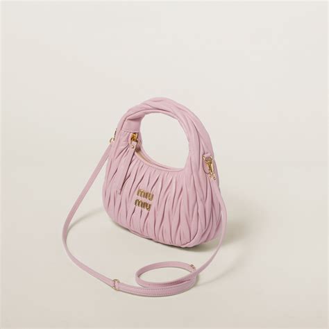 miu miu matelasse bag pink|Alabaster Pink Matelassé Nappa Leather Micro Bag .